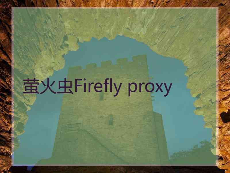 萤火虫Firefly proxy