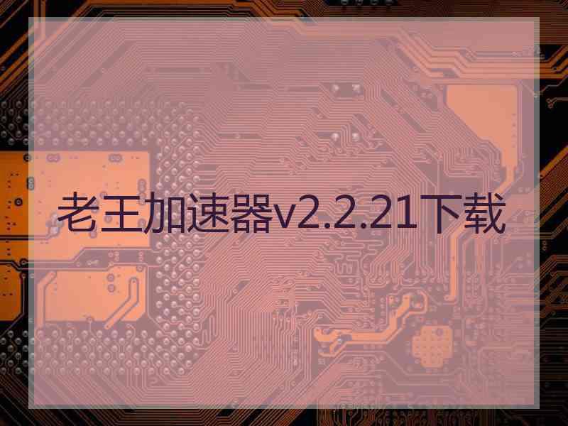 老王加速器v2.2.21下载