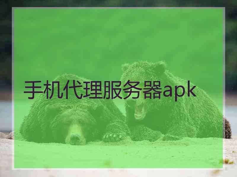 手机代理服务器apk